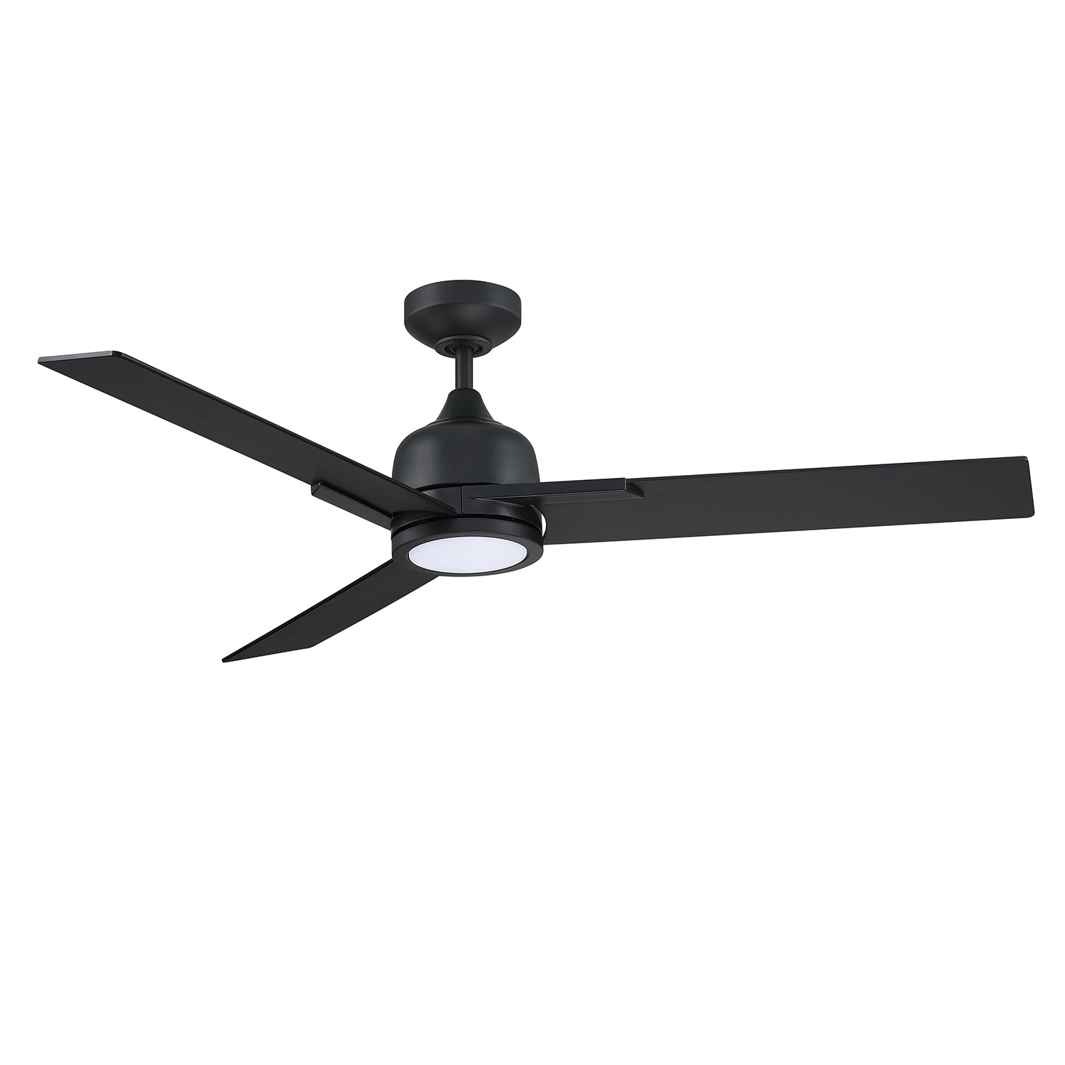 TRITON 52 in. LED Black Ceiling Fan - Black