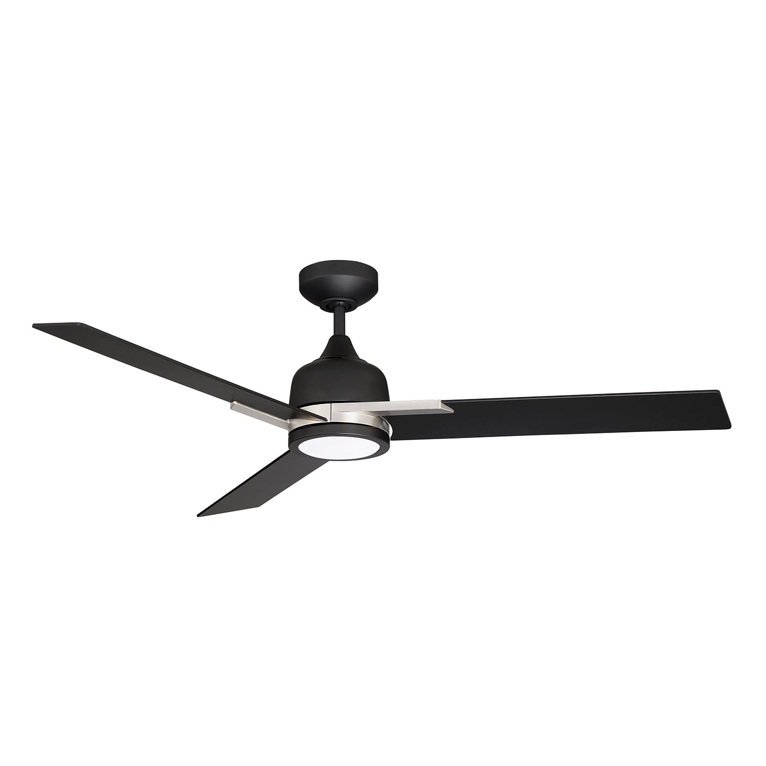 TRITON 52 in. LED Black Ceiling Fan - Black