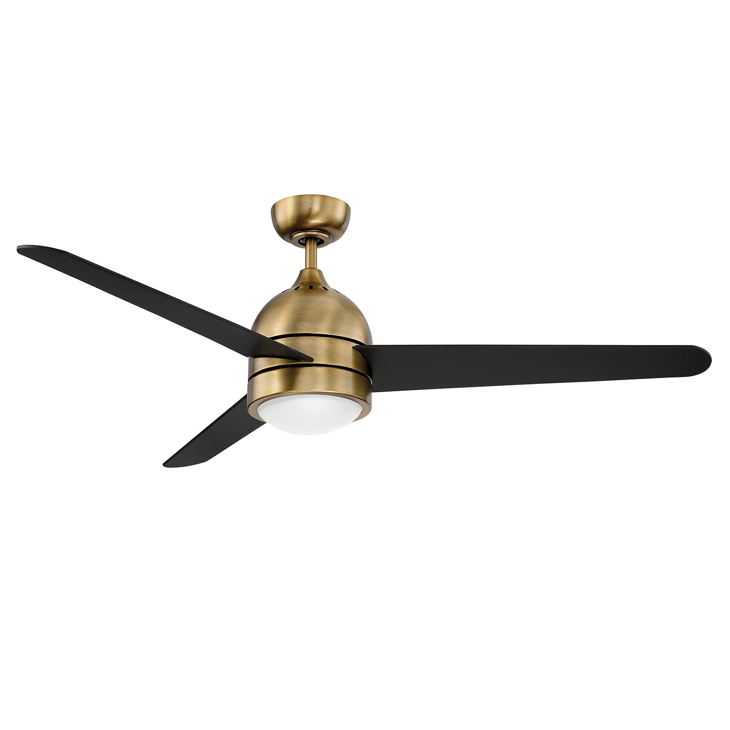 ZIG 52 in. LED New Aged Brass Ceiling Fan - Default Title