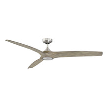 Load image into Gallery viewer, PALADIN 60 in. Black Ceiling Fan - Satin Nickel
