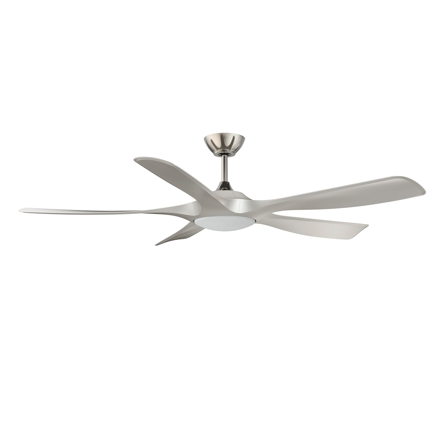 MISTRAL 56 in. Satin Nickel Ceiling Fan - Default Title