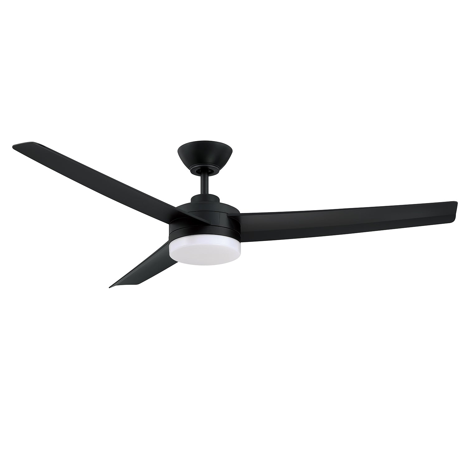 CAPRION 52 in. Black Ceiling Fan - Black