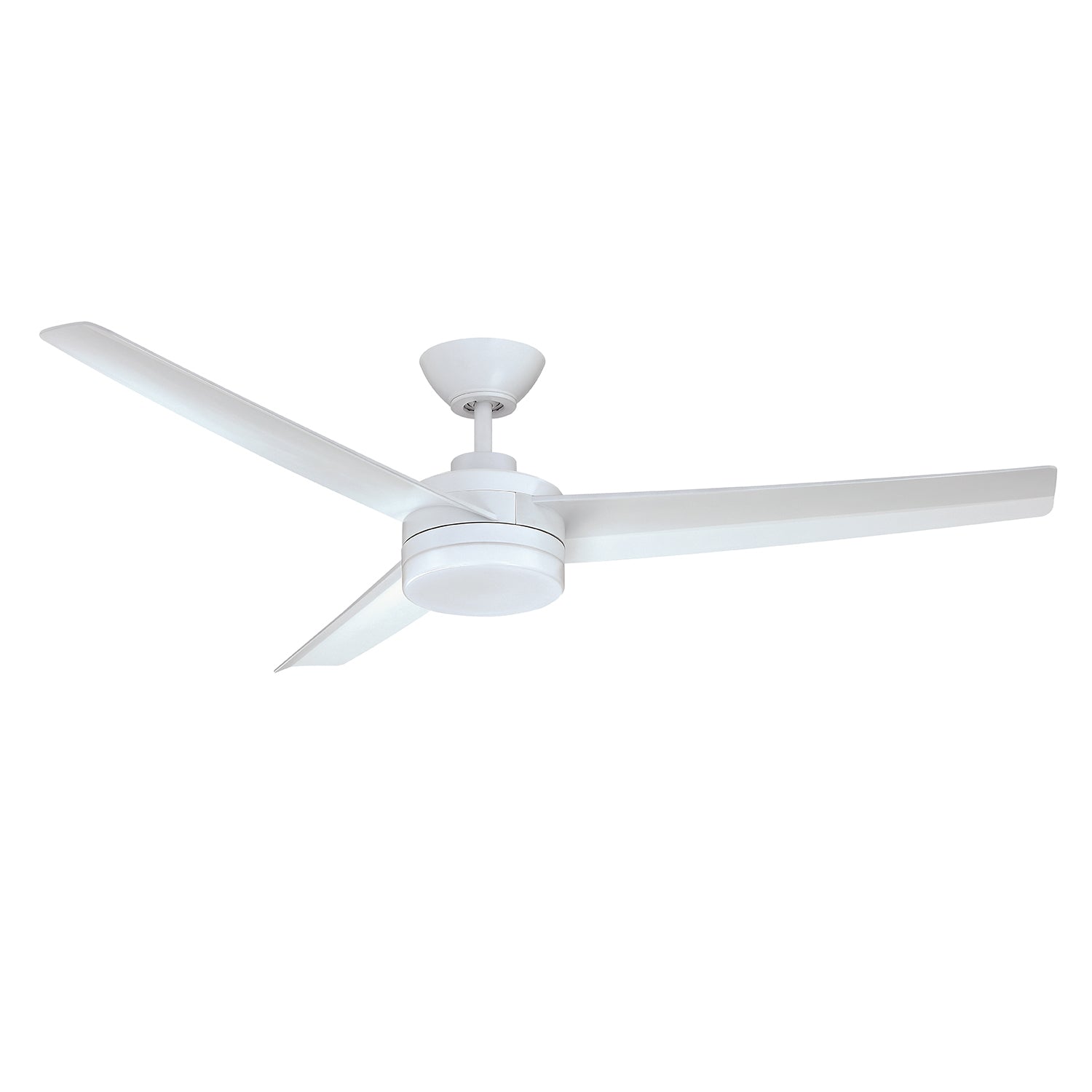 CAPRION 52 in. Black Ceiling Fan - White