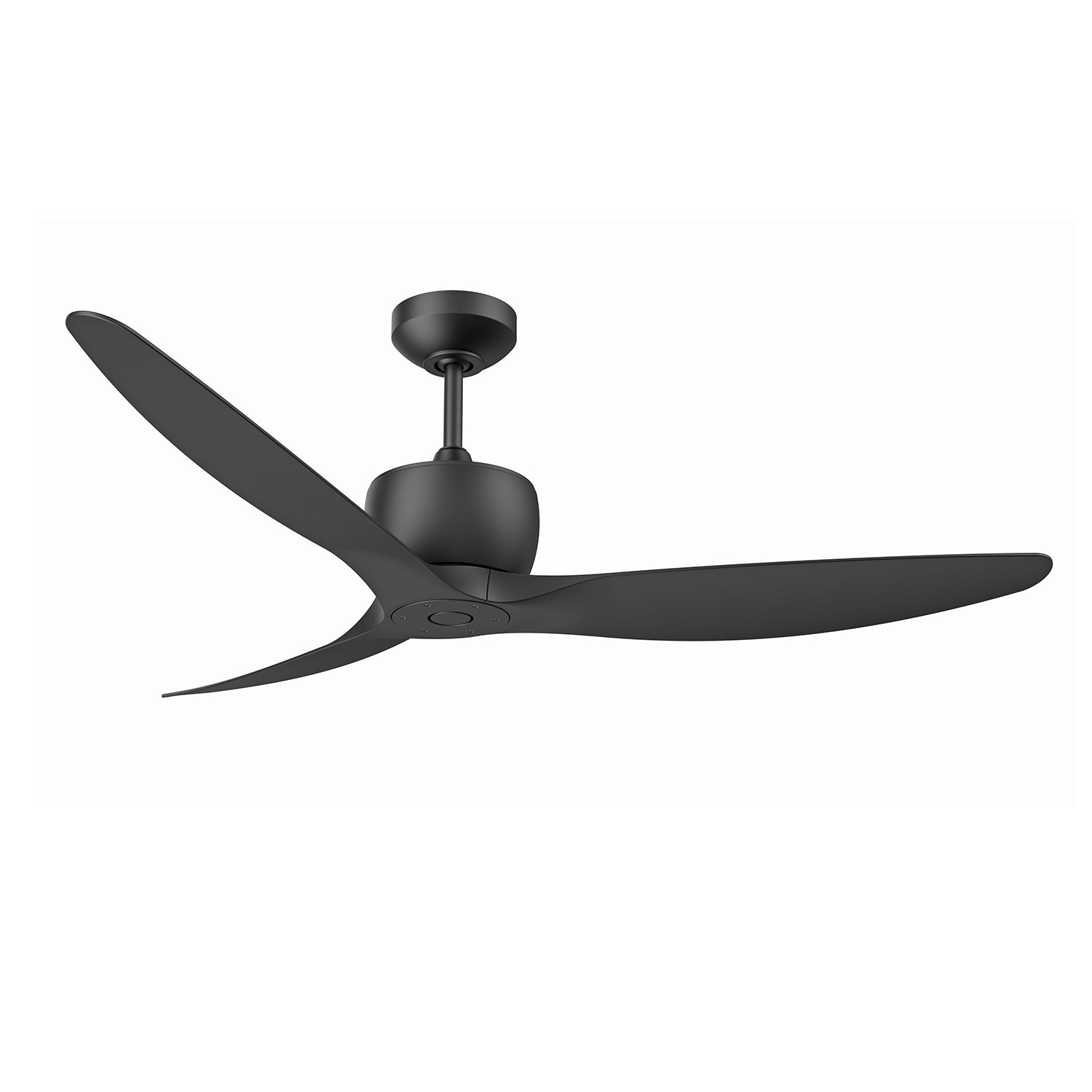 ELEMONT 52 in. Matte Black Ceiling Fan - Matte Black