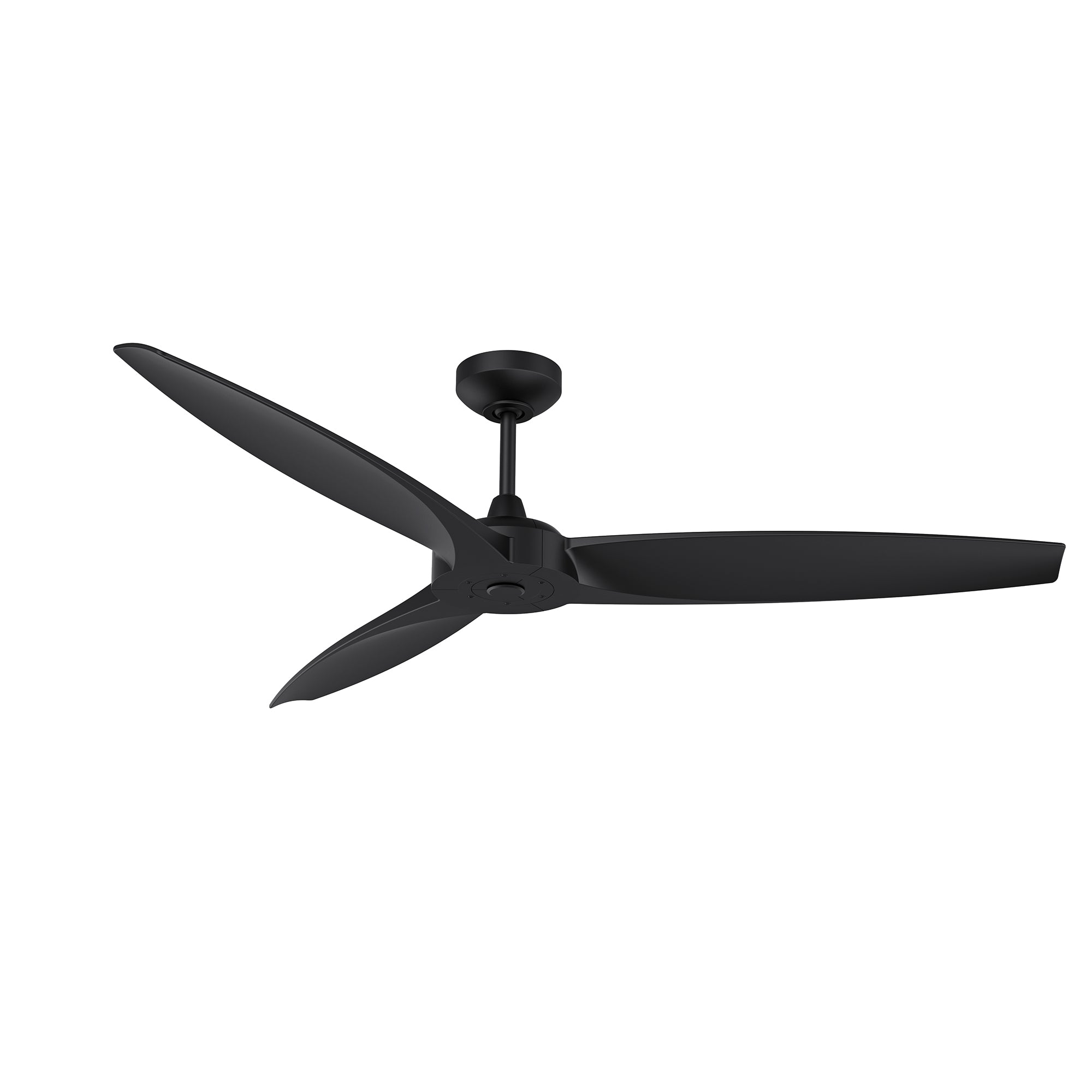 STELTRA 56 in. Matte Black Ceiling Fan - Black