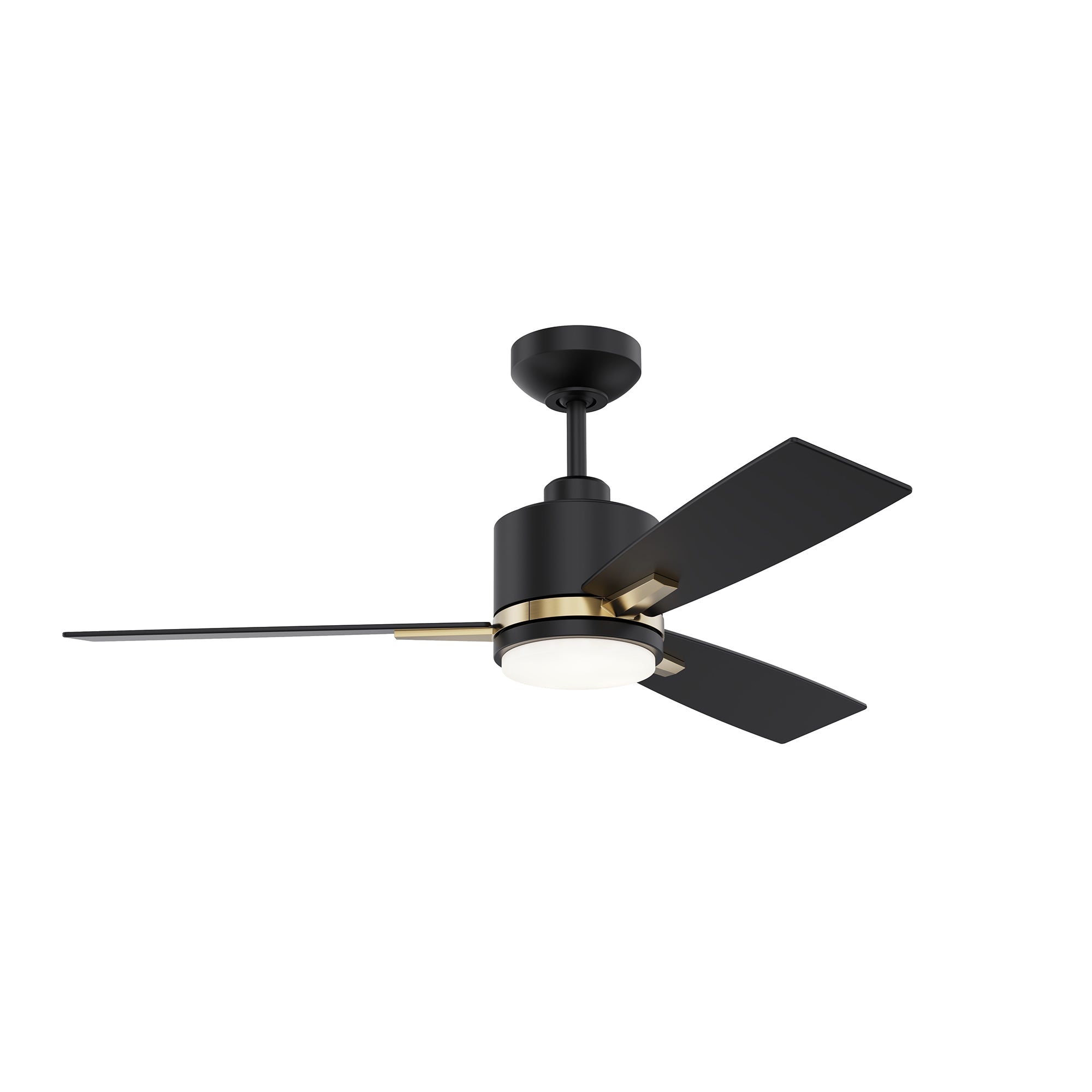 NUVEL 42 in. Matte Black Ceiling Fan - Black