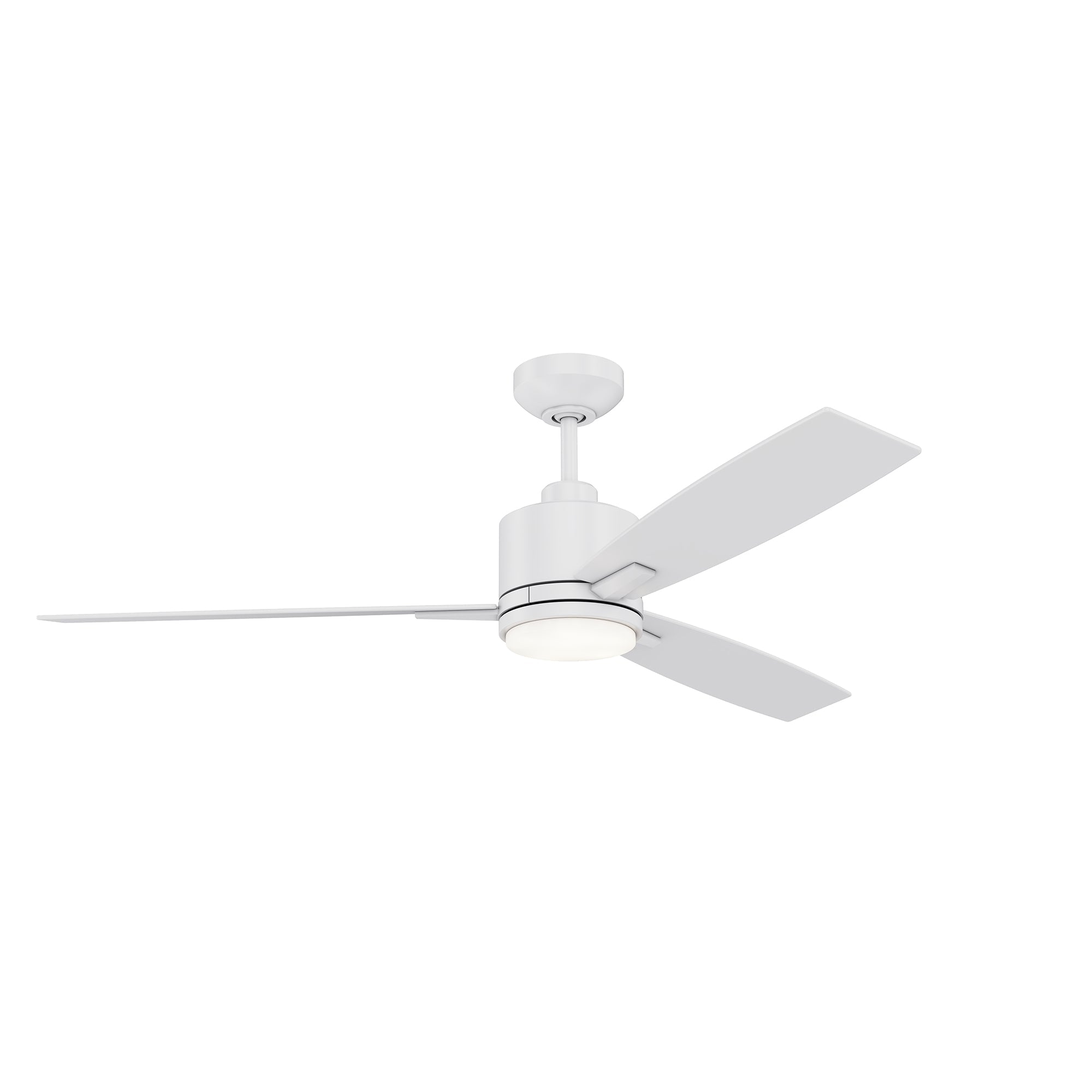 NUVEL 52 in. Matte Black Ceiling Fan - White