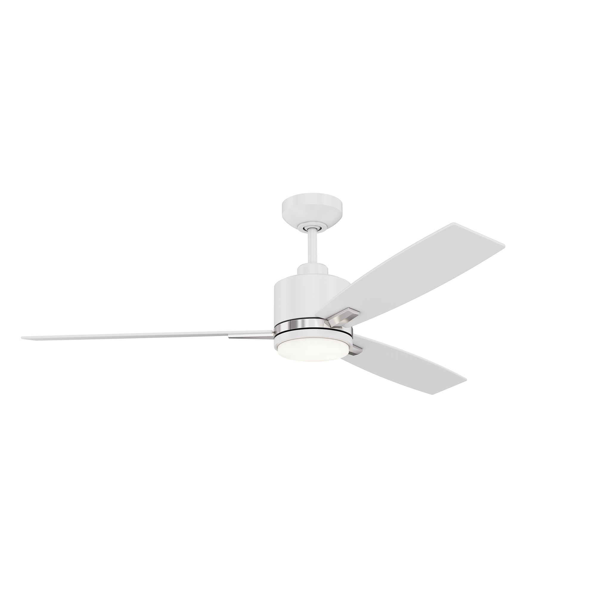 NUVEL 52 in. Matte Black Ceiling Fan - White