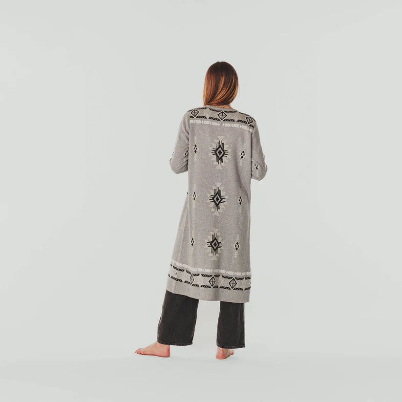 Long Jacquard Sweater