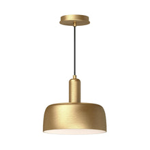 Load image into Gallery viewer, Adriano 10-in Brushed Gold 1 Light Pendant
