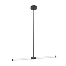 Load image into Gallery viewer, Akari 37-in Black LED Linear Pendant
