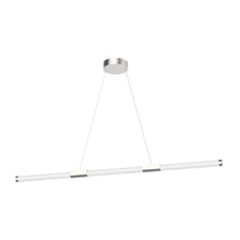 Load image into Gallery viewer, Akari 48-in Brushed Nickel LED Linear Pendant

