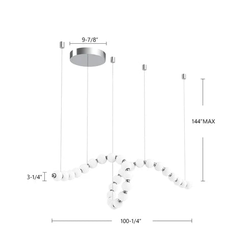 Akoya 29 Light Chandelier
