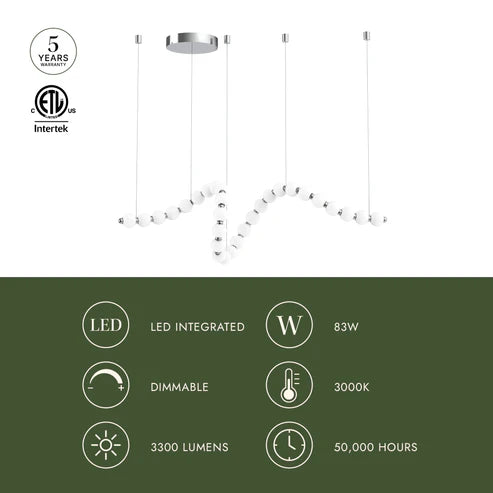 Akoya 29 Light Chandelier