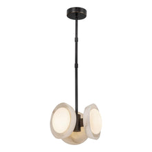 Load image into Gallery viewer, Alonso 13-in Urban Bronze/Alabaster LED Pendant
