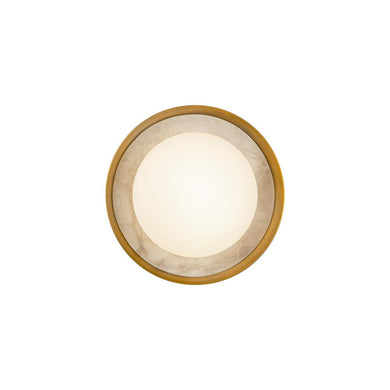 Alonso 8-in Vintage Brass LED Wall/Vanity