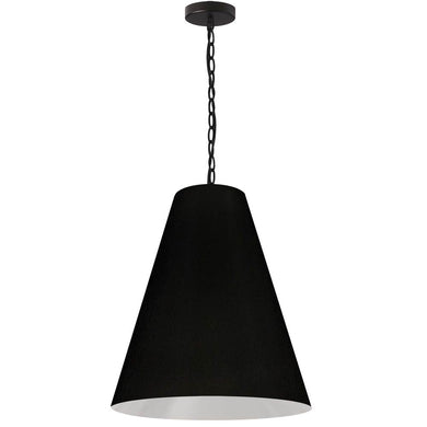1LT Anaya Medium Pendant, MB w/ BK Shade