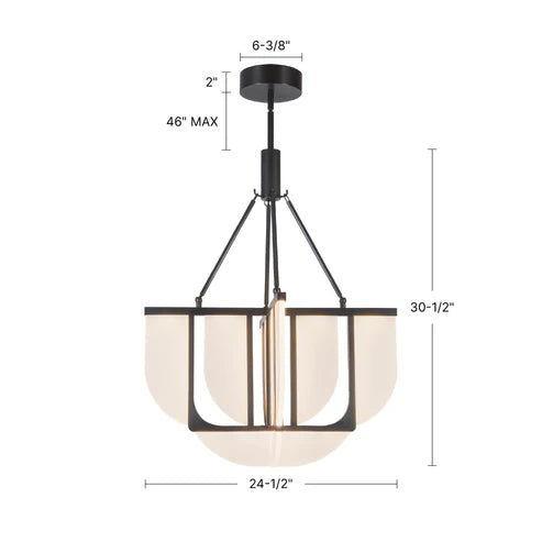Anders 24-in Chandelier