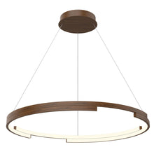 Load image into Gallery viewer, Anello Minor 32-in Walnut LED Pendant
