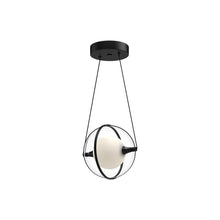 Load image into Gallery viewer, Aries 8-in Black LED Pendant
