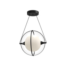 Load image into Gallery viewer, Aries 12-in Black LED Pendant
