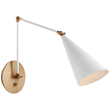 Load image into Gallery viewer, Clemente Double Arm Library Sconce
