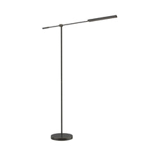 Load image into Gallery viewer, Astrid 55-in Metal Shade/Urban Bronze LED Floor Lamp

