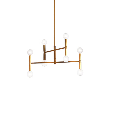 8LT Incandescent Chandelier, VB