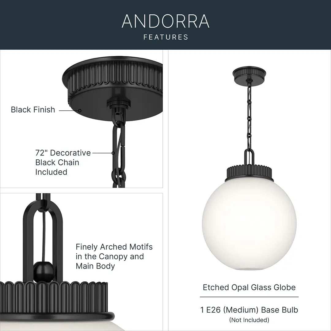 Andorra Pendant (3 Finishes)