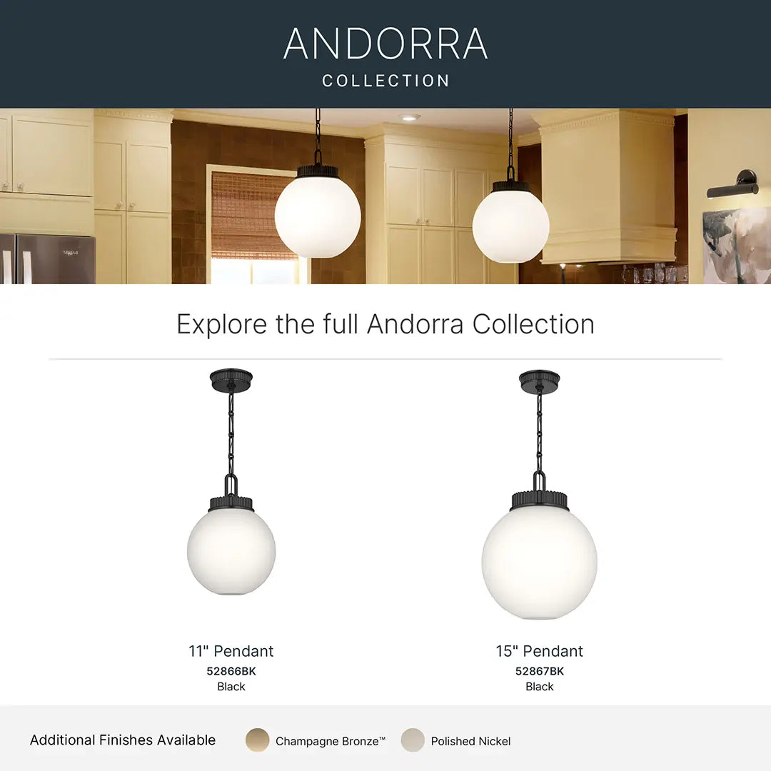 Andorra Pendant (3 Finishes)