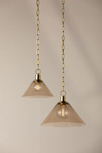 Load image into Gallery viewer, Anniebee Pendant In Aged Brass
