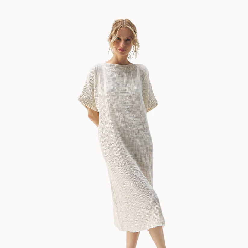 Crinkle Balloon Dress (3 Colours)