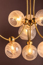 Load image into Gallery viewer, Astraia Chandelier In Vintage Brass
