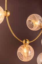 Load image into Gallery viewer, Astraia Chandelier In Vintage Brass
