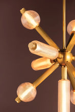 Load image into Gallery viewer, Atom Chandelier In Vintage Brass
