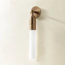 Load image into Gallery viewer, Darby Wall Sconce In Patina Brass
