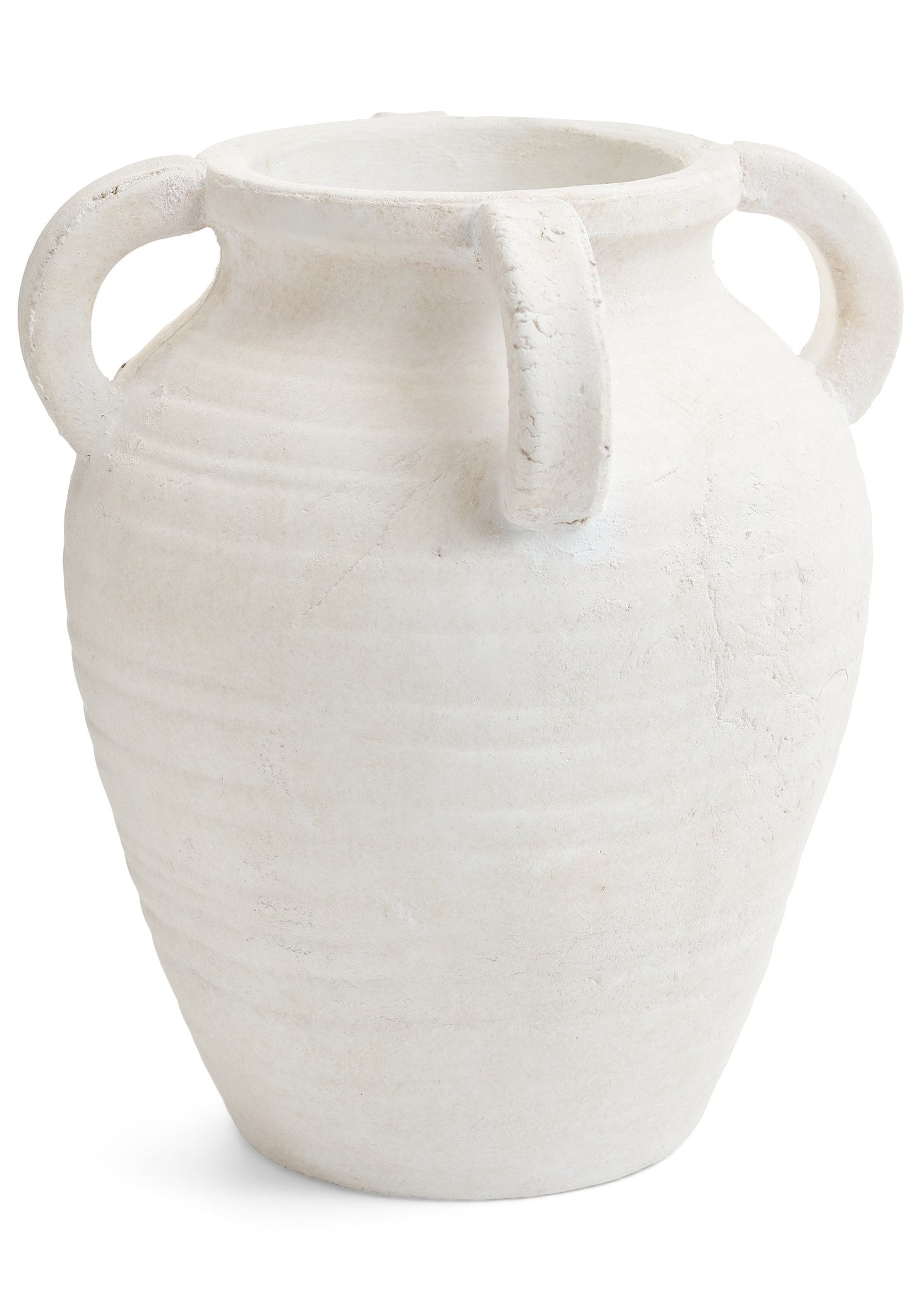 Vase Terracotta W/Handles White