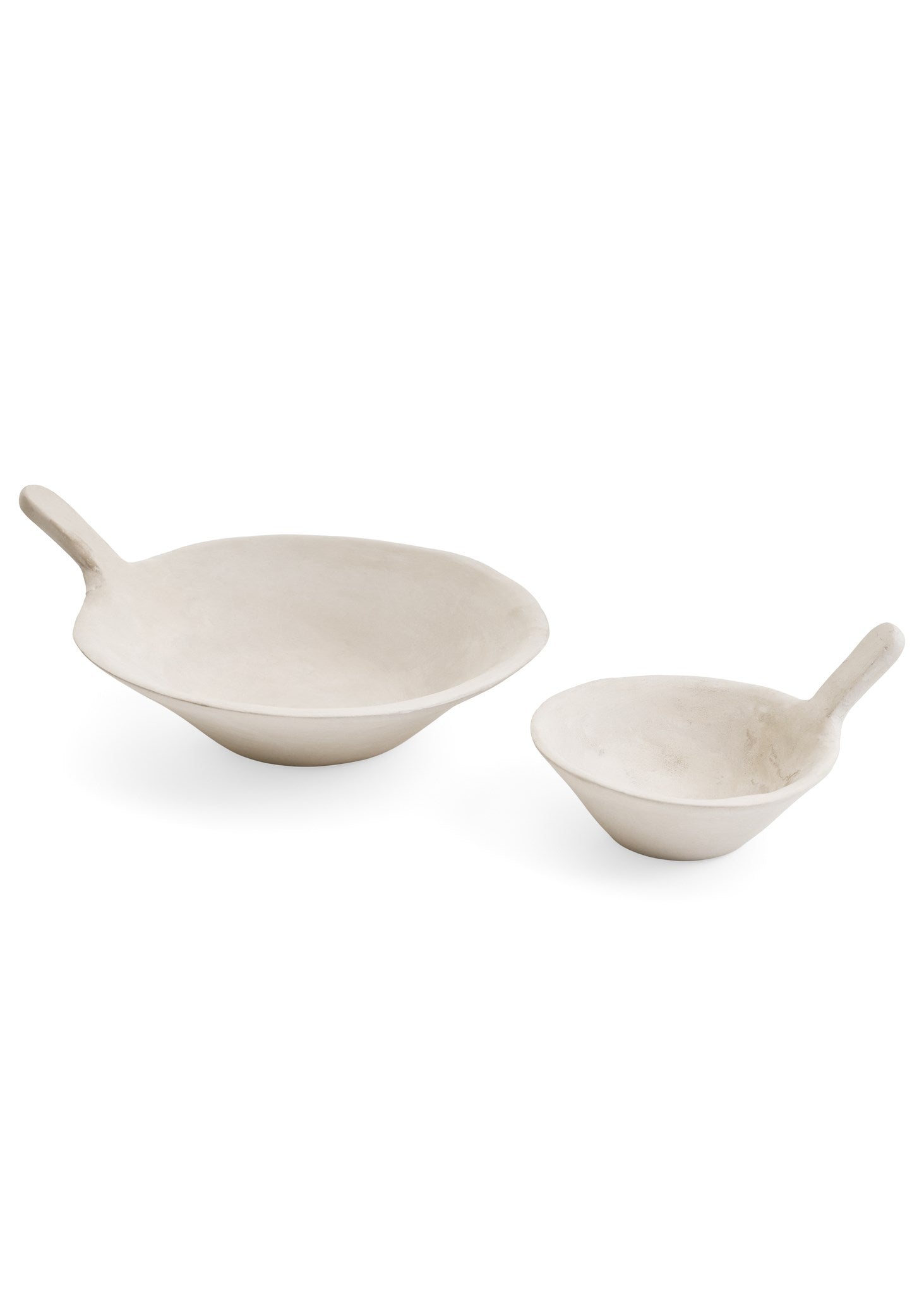 Large Paper Mache Bowl With Handle - by Accents De Ville
