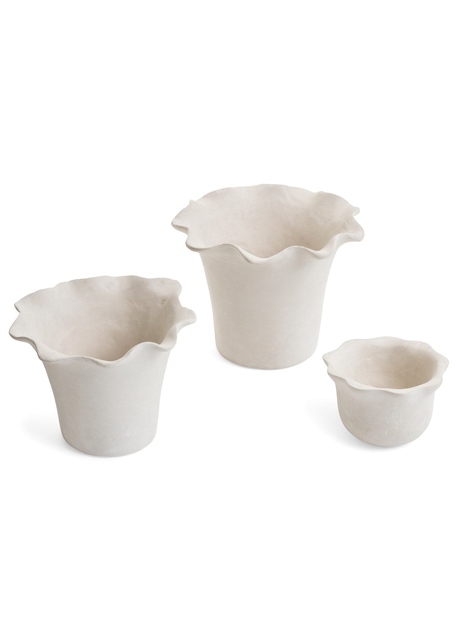 Small Wavy Edge Planter - by Accents De Ville