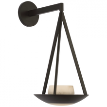 Load image into Gallery viewer, Divina 19" Floating Bowl Sconce
