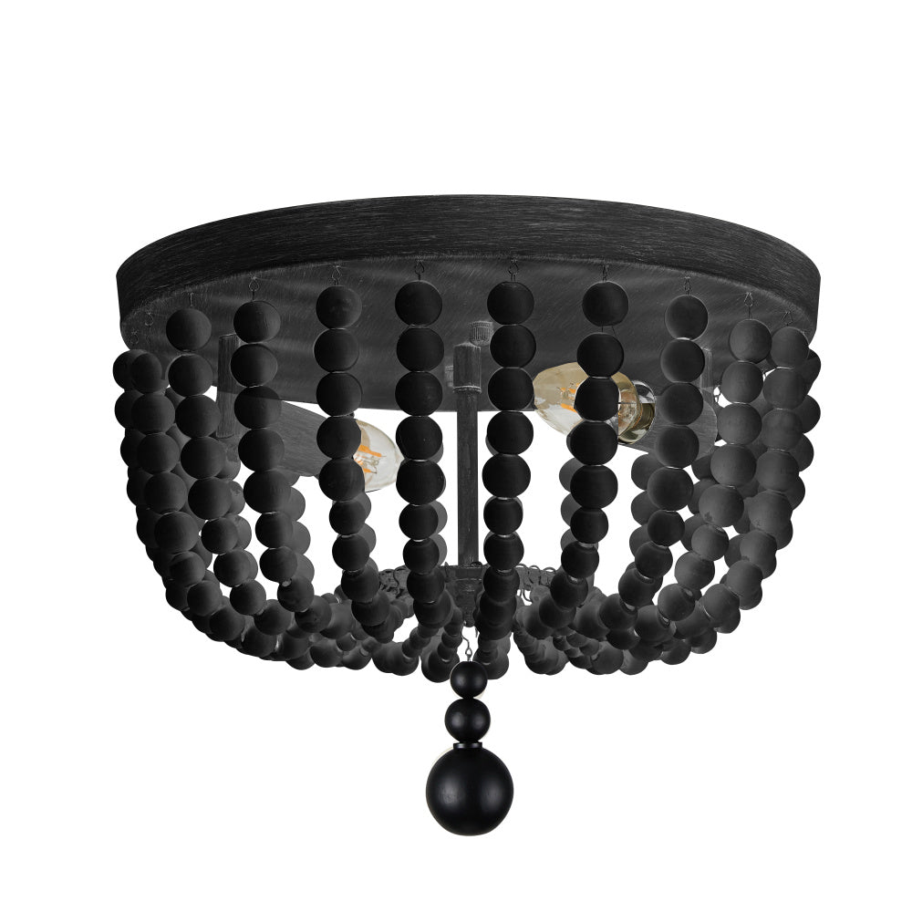 2LT Beaded Flush Mount, MB