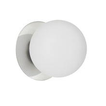 Load image into Gallery viewer, 1LT Halogen Wall Sconce, PC w/ White Glass
