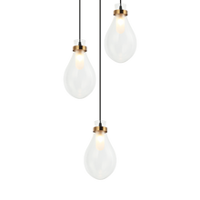 Load image into Gallery viewer, Seranna 3 Light Chandelier (2 Finishes)
