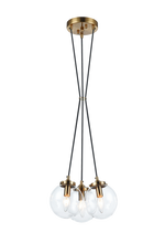Load image into Gallery viewer, Bougie 3 Light Chandelier (4 Finishes)
