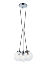 Load image into Gallery viewer, Bougie 3 Light Chandelier (4 Finishes)
