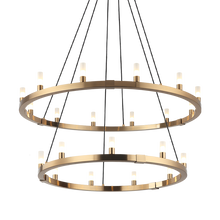 Load image into Gallery viewer, Cascadian Double Tier Chandelier (2 Finishes)
