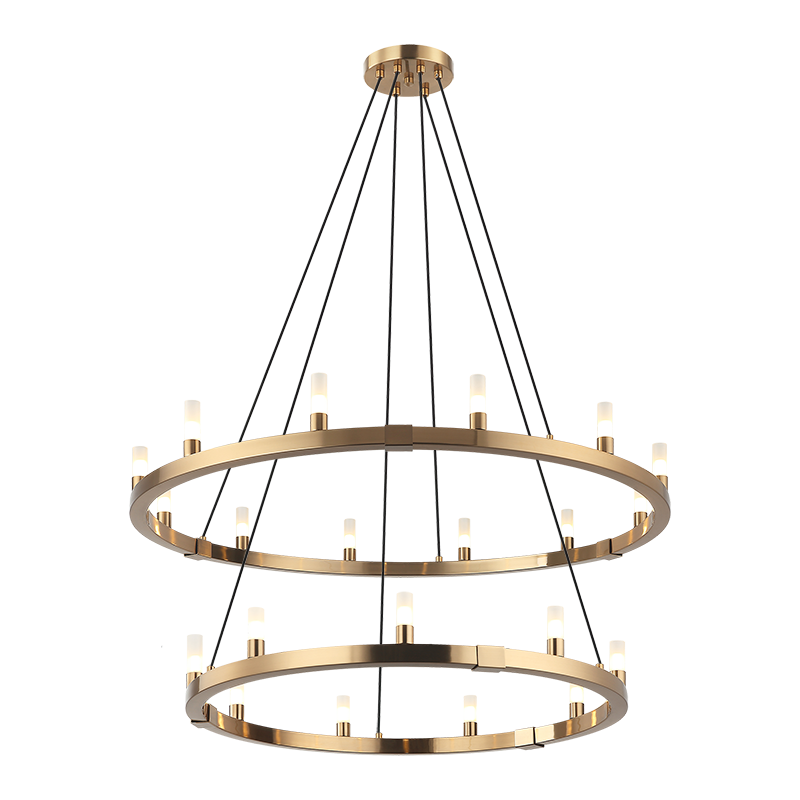 Cascadian Double Tier Chandelier (2 Finishes)