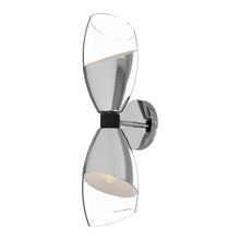 Load image into Gallery viewer, Capri 5-in Chrome/Clear Glass 2 Lights Wall/Vanity
