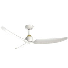 Load image into Gallery viewer, Hugo 52-in Brushed Gold/Matte White FAN Ceiling Fan
