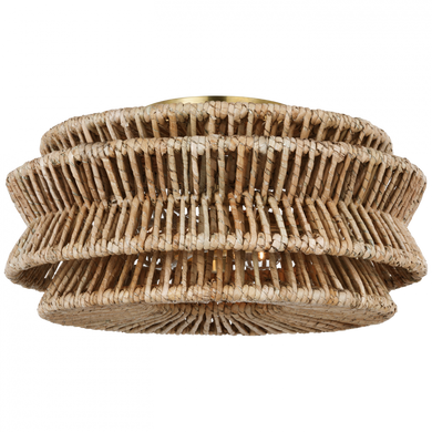 Antigua Large Drum Semi-Flush Mount